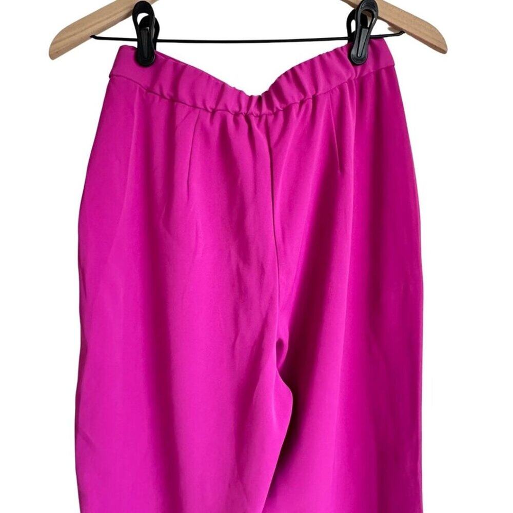WAYF Pants with Feathers at Leg Hem Fuchsia XS - Picture 9 of 9